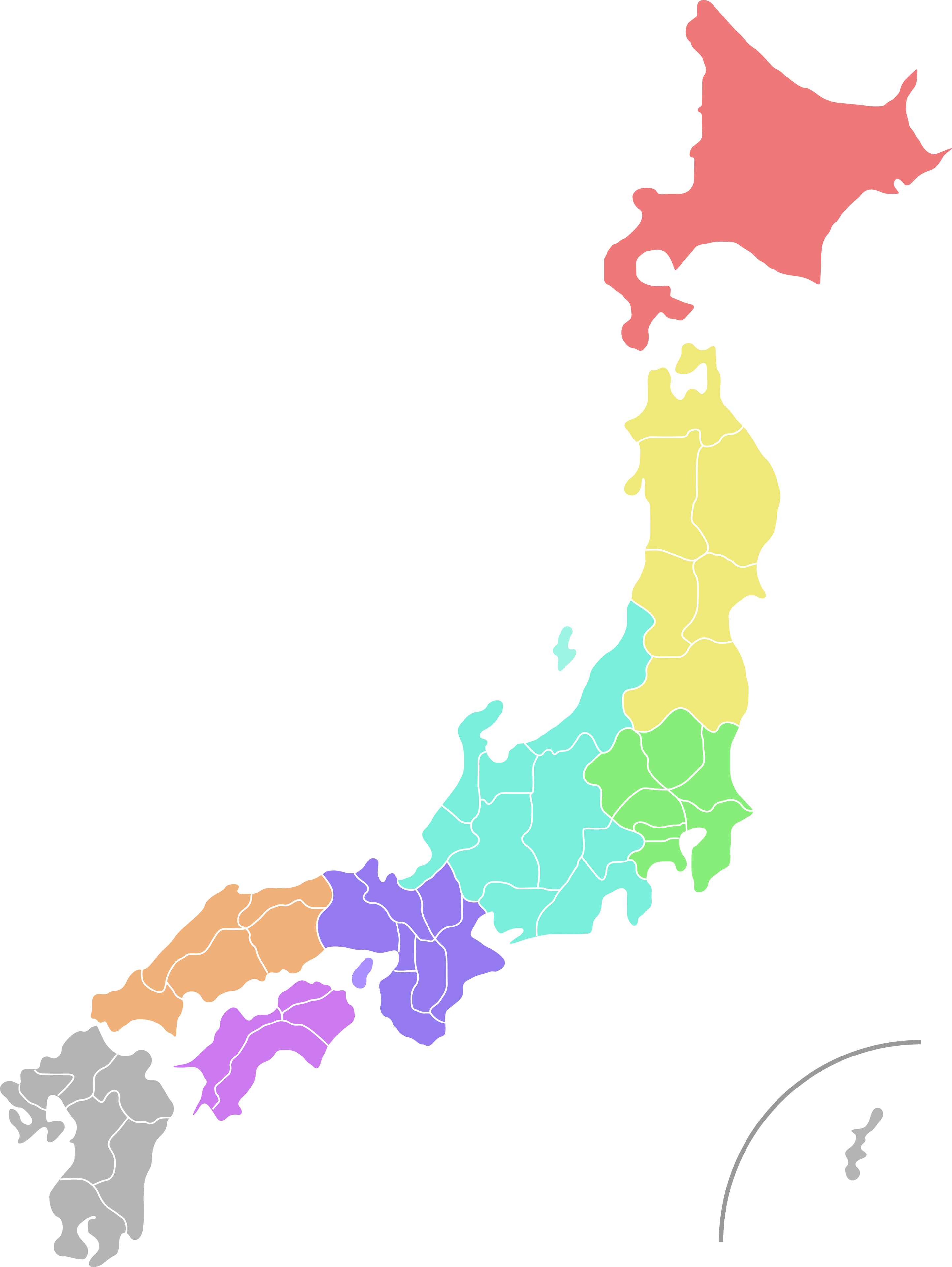 日本地図
